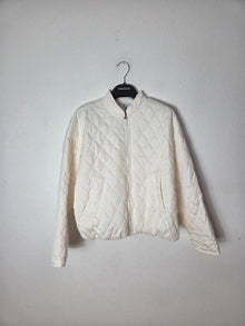 Giacca Trapuntata Donna Namasté | Bomber Leggero Bianco Panna (Taglia Unica)