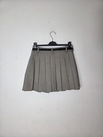 Namaste Gonna pantaloncino donna con pieghe e cintura – shorts interno, taglia unica fashion elegante casual