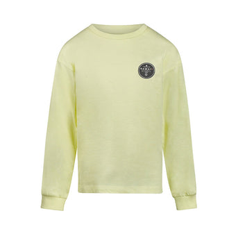 T-shirt Manica Lunga Ragazzo NoWayMonday Verde Lime 