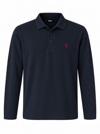 Polo Uomo LAVOR[IN]CORSO blue a Manica Lunga con Logo (Copia)