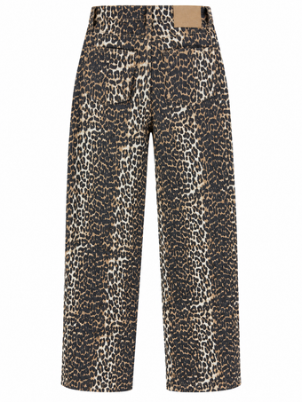 Jeans Donna Namasté Leopardati a Gamba Larga – Taglie XS-XL