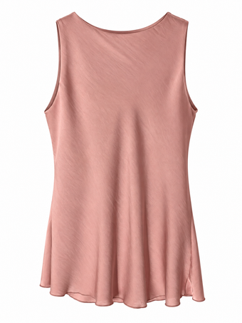 Top Donna Namasté Rosa Cipria con Scollo Morbido – Taglia Unica