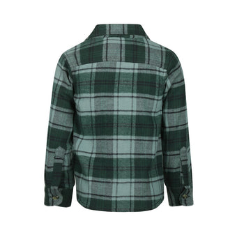 Giacca Camicia Bambino Koko Noko Verde a Quadri – 3-10 Anni