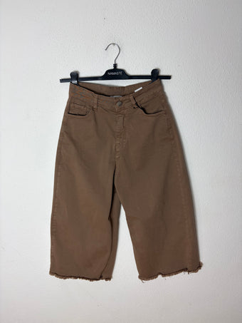 Pantaloni Culotte Marroni Donna Namastè 