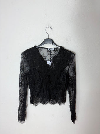 Namaste Maglia Crop in Pizzo