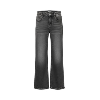 Jeans Ragazza No Way Monday Grigio Scuro Wide Leg – 8-14 Anni