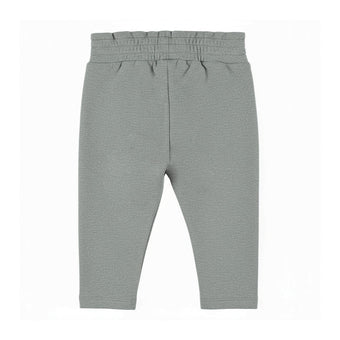 Pantaloni Neonata Dirkje Grigi con Cintura Fiocco – 3-24 Mesi