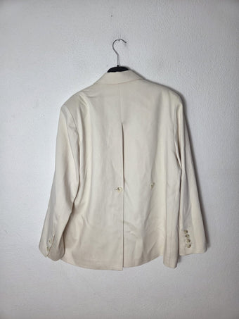 Namaste Blazer Donna Beige-turchese Taglia Unica Elegante Giacca Sartoriale