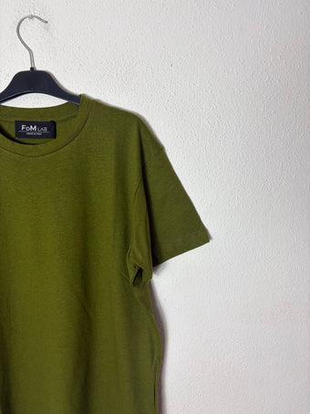 LAVOR[IN]CORSO Maglia Uomo Girocollo in Lino e Cotone 