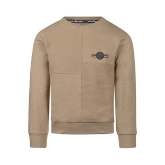 Felpa Bambino Koko Noko Beige Patchwork – 3-10 Anni