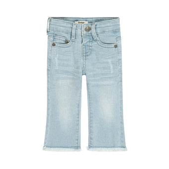Jeans Bambina Chiaro a Gamba Larga Dirkje