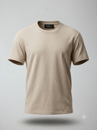 LAVOR[IN]CORSO Maglia Uomo Girocollo in Lino e Cotone 