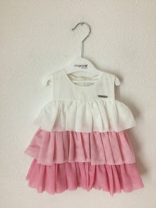 Mayoral Vestito volant tulle Neonata