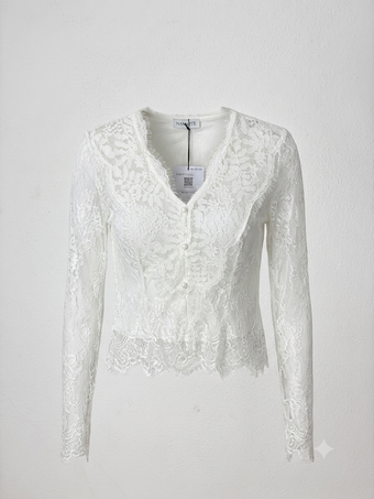 Namaste Maglia Crop in Pizzo