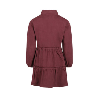 Abito Camicia Bambina Koko Noko Bordeaux – 3-10 Anni