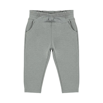 Pantaloni Neonata Dirkje Grigi con Cintura Fiocco – 3-24 Mesi