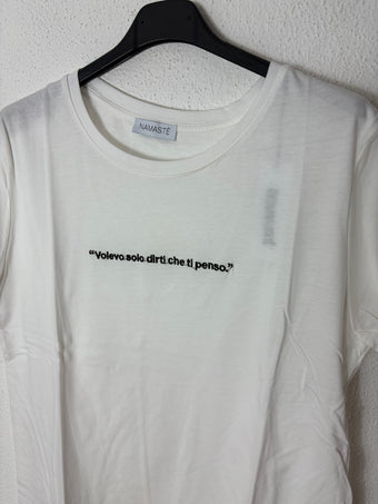 Namaste T-Shirt Ricamata