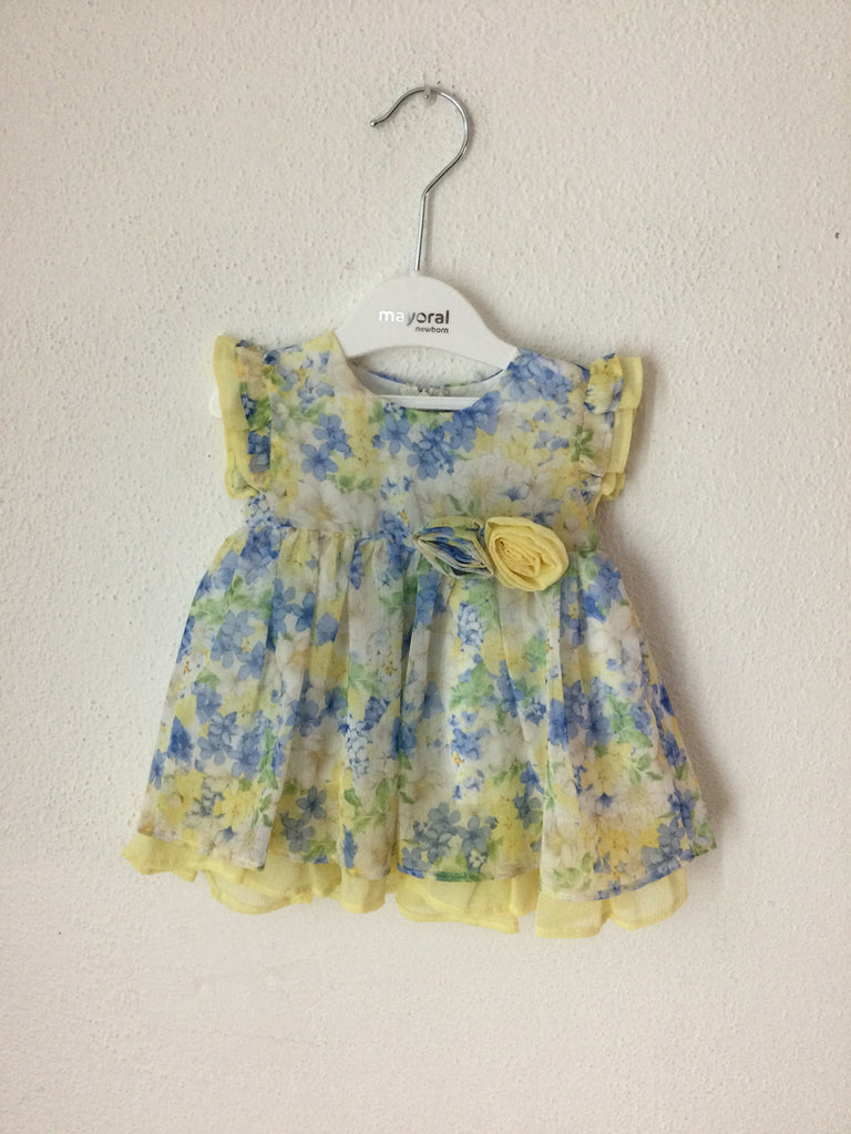 Mayoral Vestito fiori neonato