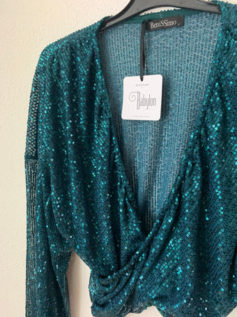Benissimo Blusa Paillettes