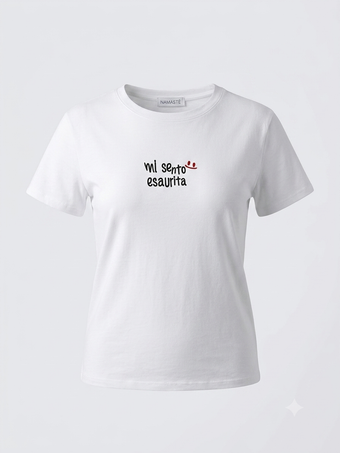 Namaste T-Shirt Ricamata
