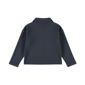 Polo Manica Lunga Neonato Dirkje Blu con Taschino – 3-24 Mesi