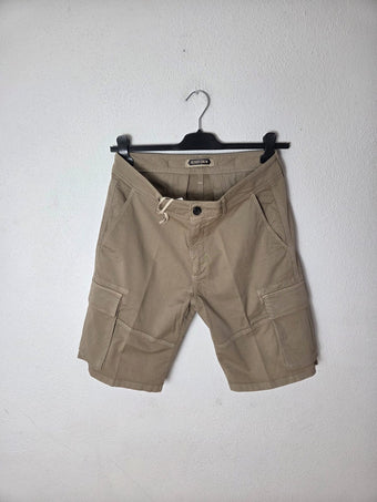 Bermuda Cargo Uomo Beige Sabbia e verde militare Desert Crew 