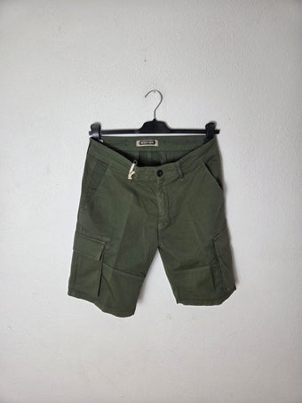 Bermuda Cargo Uomo Beige Sabbia e verde militare Desert Crew 