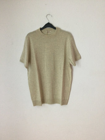 Maglia in Filo a Maniche Corte Desert Crew 