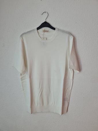 Maglia in Filo a Maniche Corte Desert Crew 