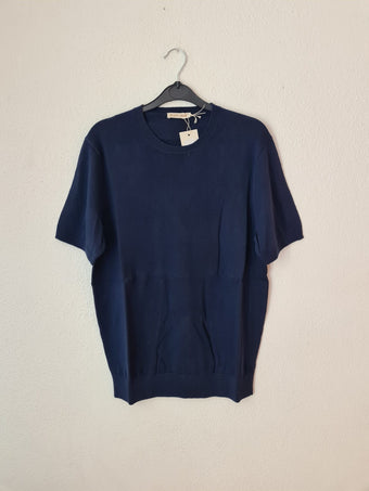 Maglia in Filo a Maniche Corte Desert Crew 