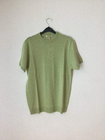 Maglia in Filo a Maniche Corte Desert Crew 