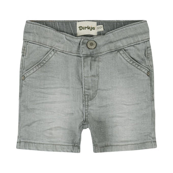 ⁠Shorts di Jeans Neonato Grigio Chiaro Dirkje 