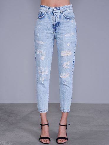 Berna Jeans Mom Fit con Rotture