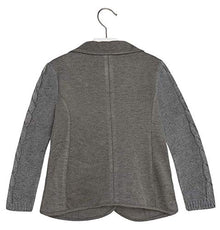 Mayoral Giacca Punto Maglia Scozzese con Fiocco