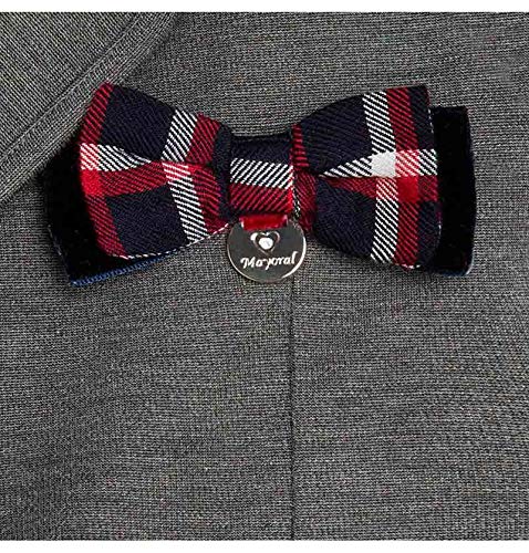 Mayoral Giacca Punto Maglia Scozzese con Fiocco