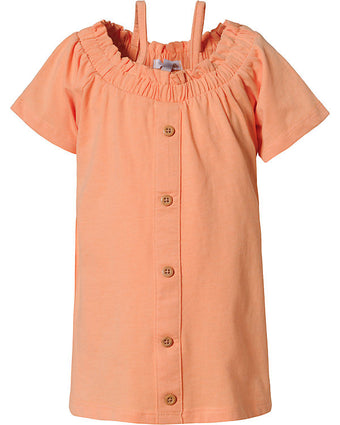 Lemon Beret Maglia con bretelle e bottoni