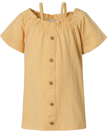 Lemon Beret Maglia con bretelle e bottoni