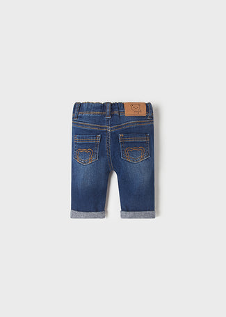 Mayoral Jeans lungo basico neonato
