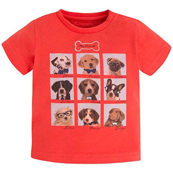 Mayoral Shirt m/c con i Cani Neonato