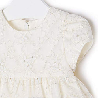 Mayoral Neonata Vestito Ricamato Cerimoniale