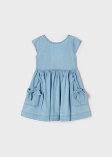 Mayoral Vestito tasca fiocco bambina