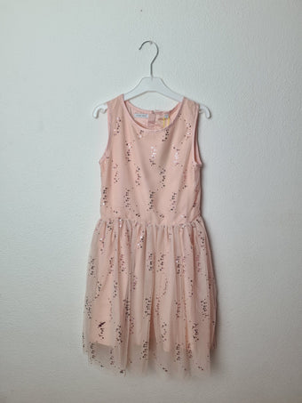 Lemon Beret vestito con paillettes