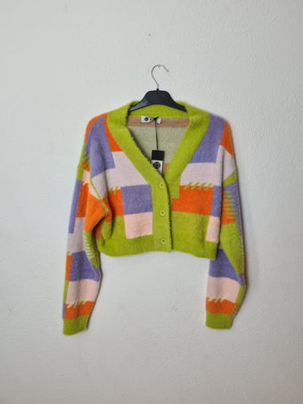 Moss Cardigan corto