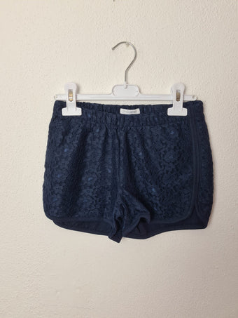 Lemon beret Short in pizzo