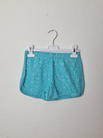 Lemon beret Short in pizzo