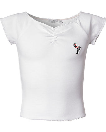Lemon Beret T-shirt Fenicottero