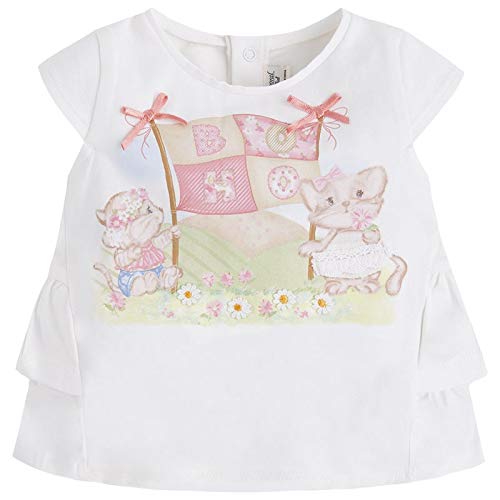 Mayoral t-Shirt m/c Volant Spalla Neonata