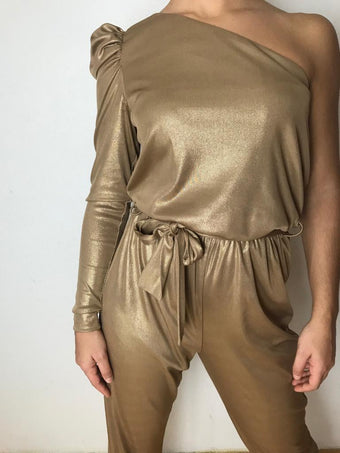 Coocu Tuta Monospalla in lurex