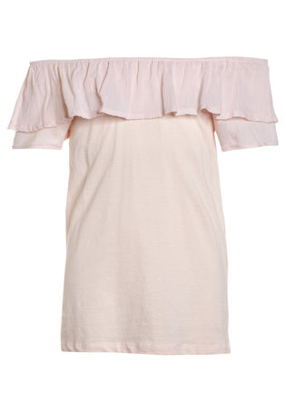 Lemon beret T-shirt con volant