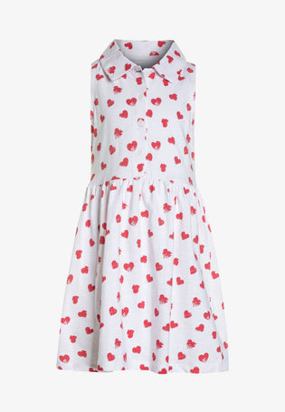 Lemon Beret Vestito smanicato stampato